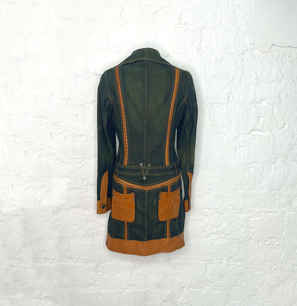 CHRISTIAN DIOR CHRISTIAN DIOR - Denim Bar Dress - ALE PARIS Luxury Vintage