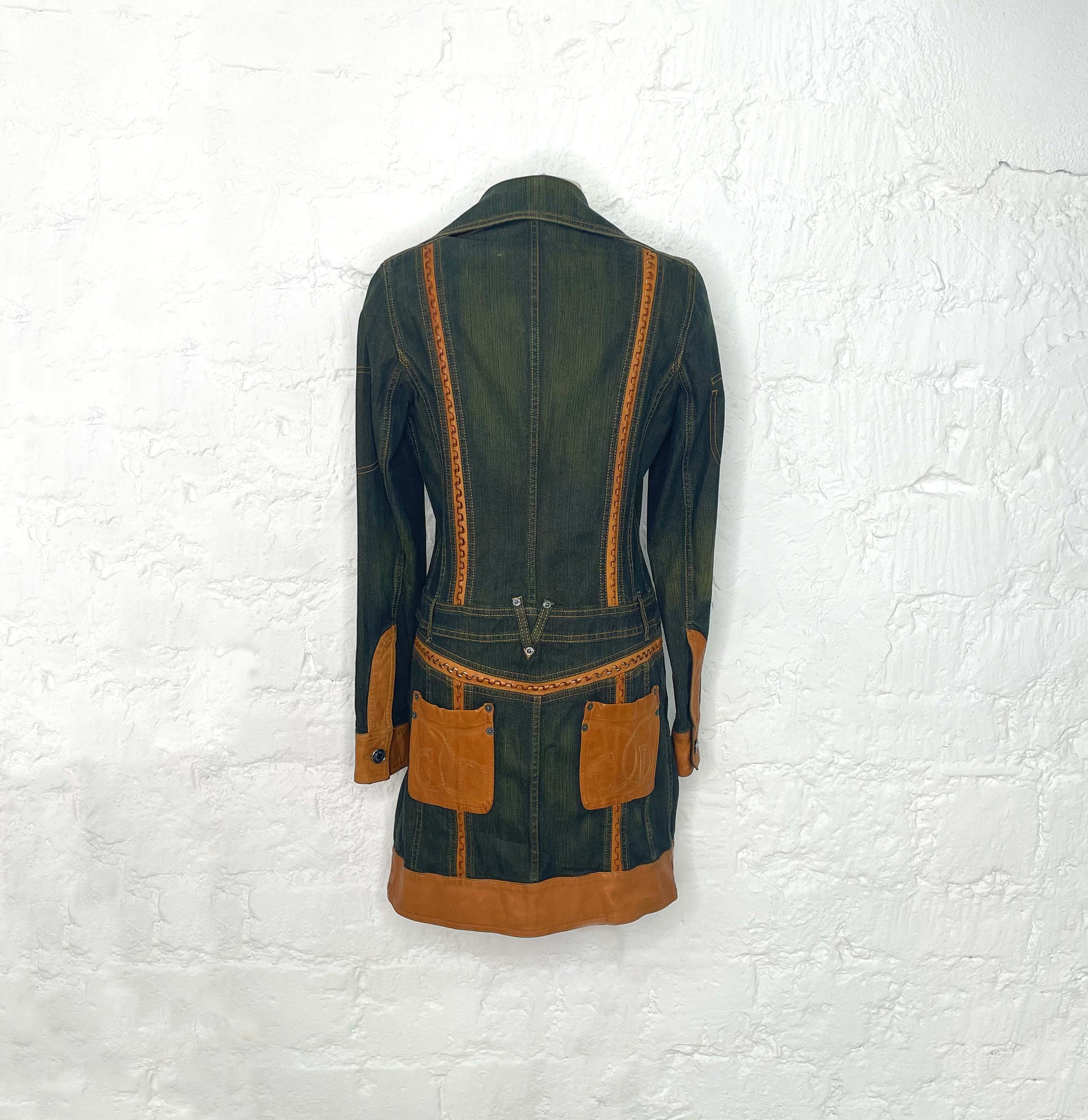 CHRISTIAN DIOR CHRISTIAN DIOR - Denim Bar Dress - ALE PARIS Luxury Vintage