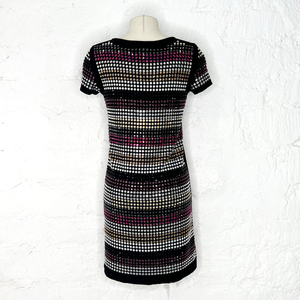 SONIA RYKIEL SONIA RYKIEL - T Shirt Dress With Rhinestones - ALE PARIS Luxury Vintage