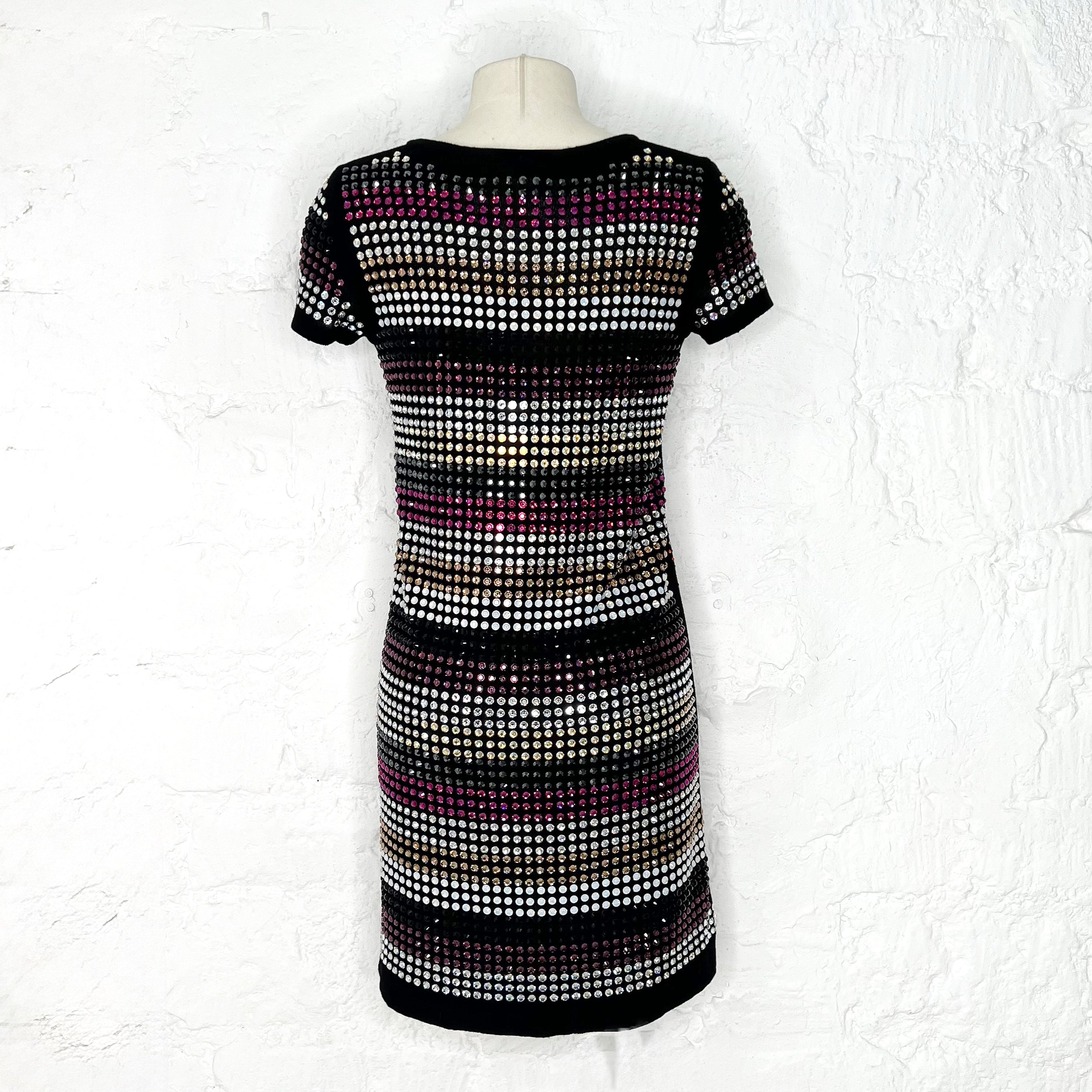 SONIA RYKIEL SONIA RYKIEL - T Shirt Dress With Rhinestones - ALE PARIS Luxury Vintage