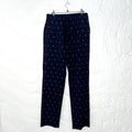 GUCCI GUCCI - Navy Blue Wool Monogram Pants - ALE PARIS Luxury Vintage