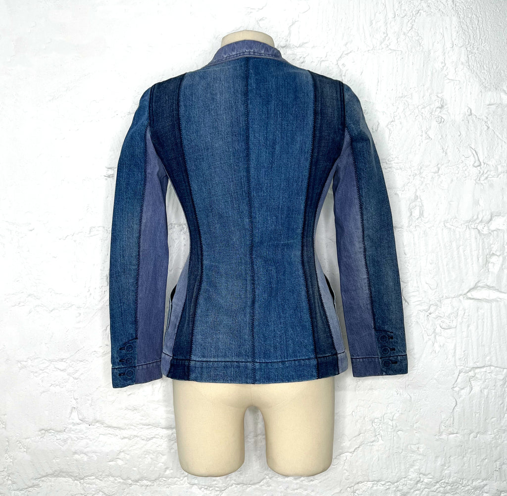 CHRISTIAN DIOR CHRISTIAN DIOR -  Denim Patchwork Jacket - ALE PARIS Luxury Vintage