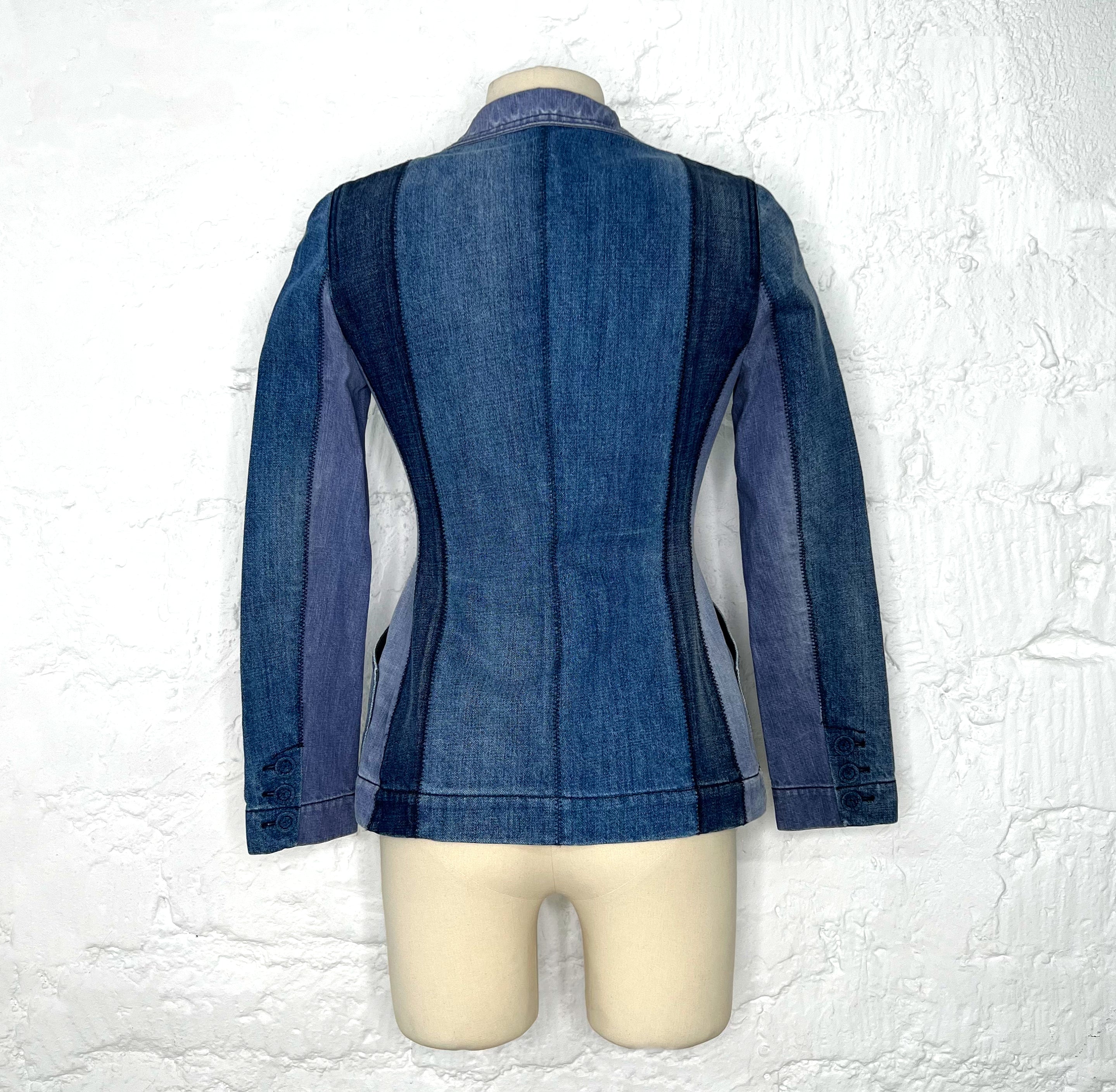 CHRISTIAN DIOR CHRISTIAN DIOR -  Denim Patchwork Jacket - ALE PARIS Luxury Vintage