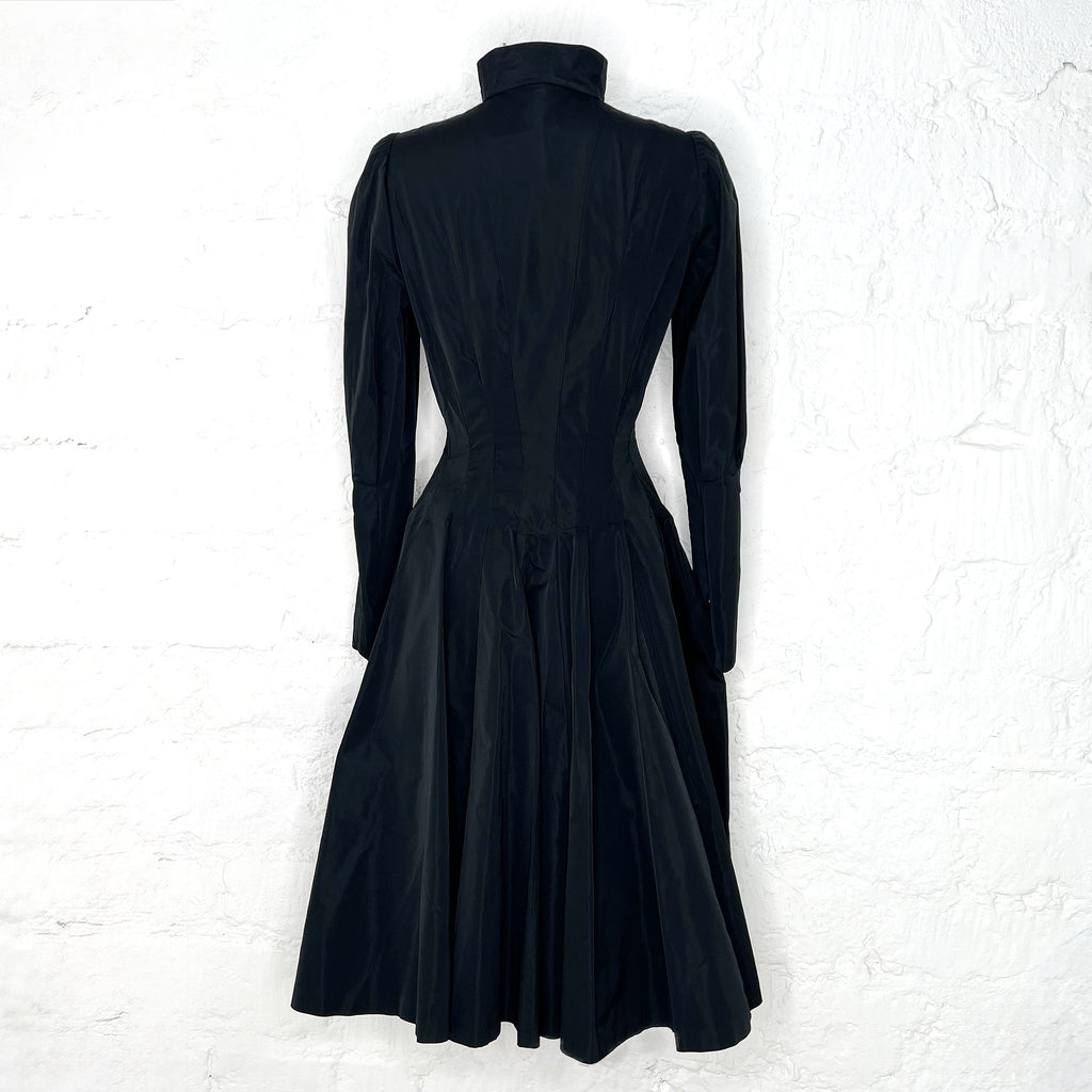 KENZO KENZO - Black Flured Dress Shirt - ALE PARIS Luxury Vintage
