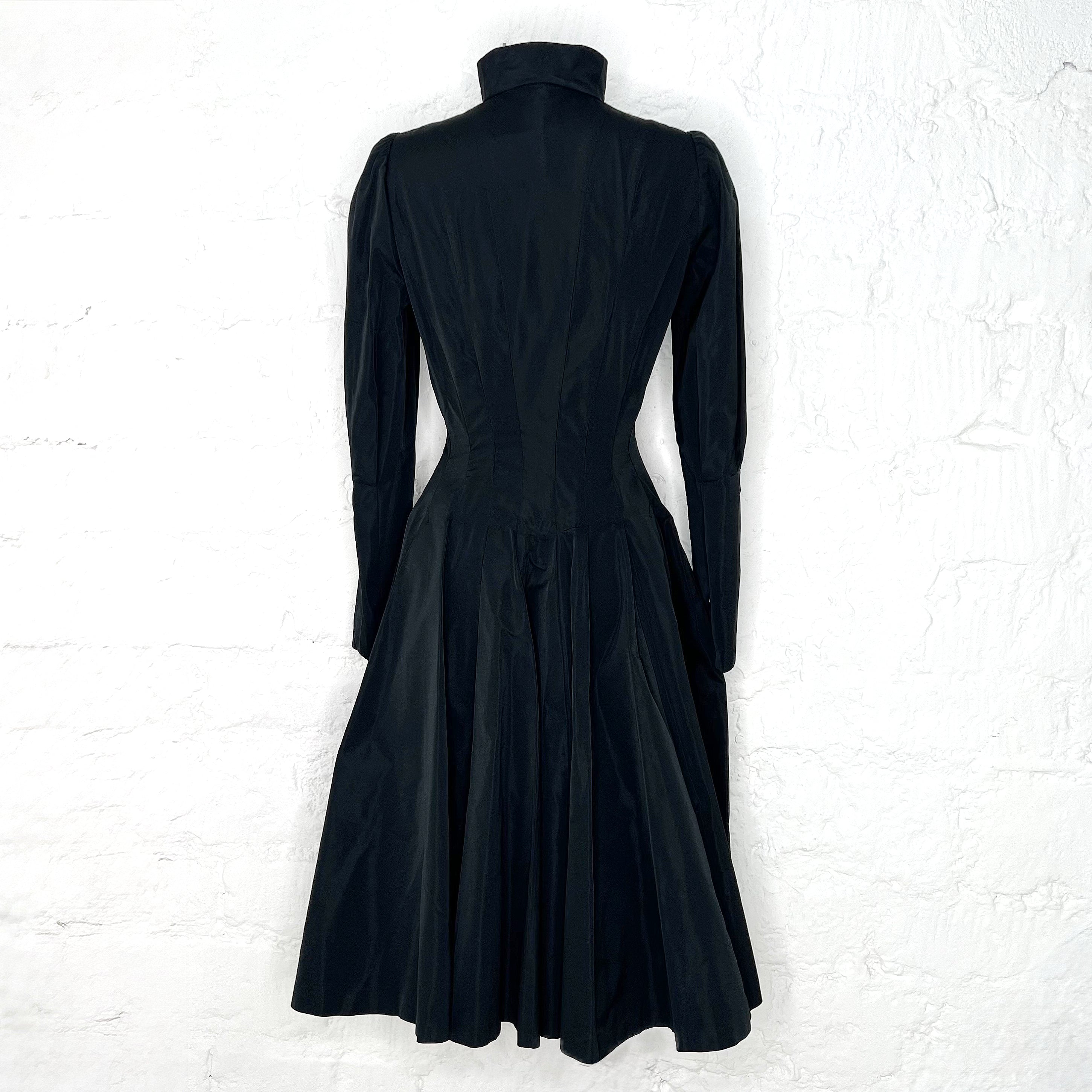 KENZO KENZO - Black Flured Dress Shirt - ALE PARIS Luxury Vintage