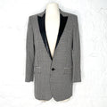 YVES SAINT LAURENT YVES SAINT LAURENT  - S/S 2014 Houndstooth Blazer - ALE PARIS Luxury Vintage