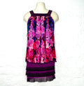 CAVALLI CAVALLI - Purple Floral Dress - ALE PARIS Luxury Vintage