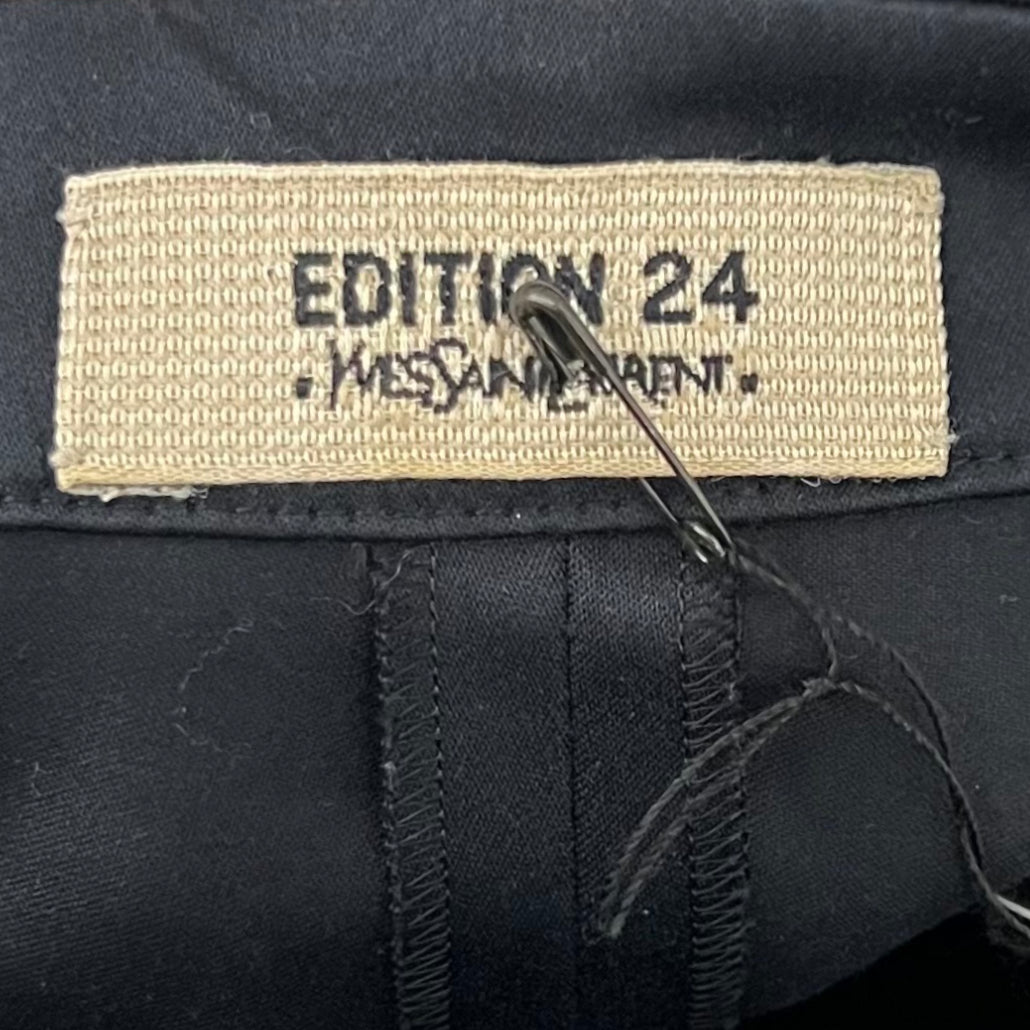 YVES SAINT LAURENT YVES SAINT LAURENT - Black Laced Combinaison - ALE PARIS Luxury Vintage