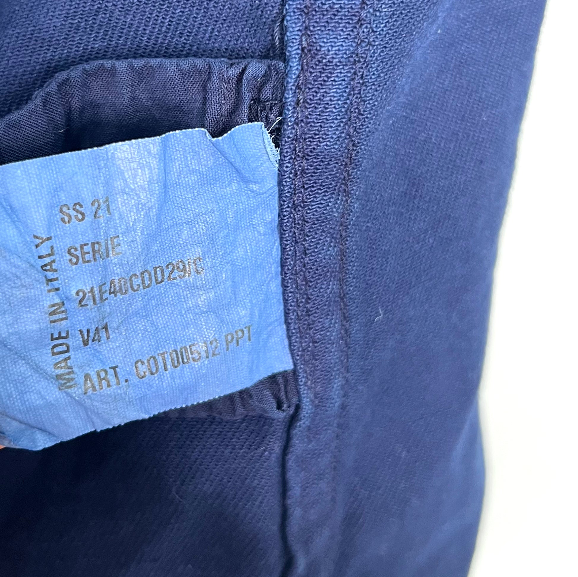 CHRISTIAN DIOR CHRISTIAN DIOR - Dark Blue Denim Jacket Rainbow Collar - ALE PARIS Luxury Vintage