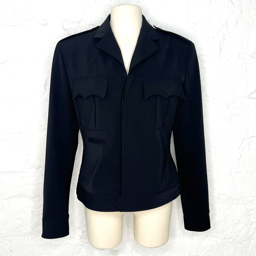 JEAN PAUL GAULTIER JEAN PAUL GAULTIER - Military Black Jacket - ALE PARIS Luxury Vintage