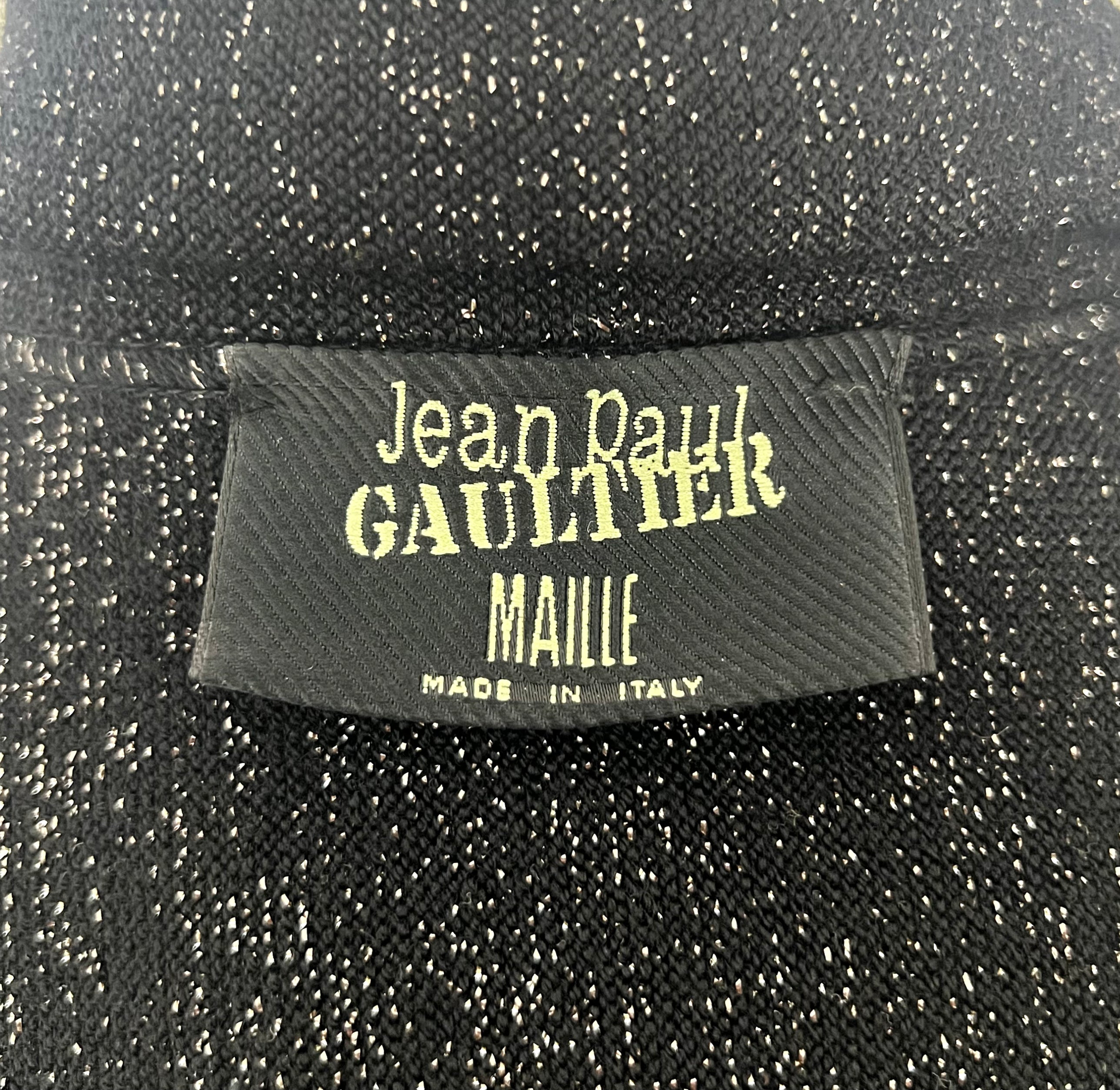 JEAN PAUL GAULTIER JEAN PAUL GAULTIER -  Black Lurex Jacket - ALE PARIS Luxury Vintage