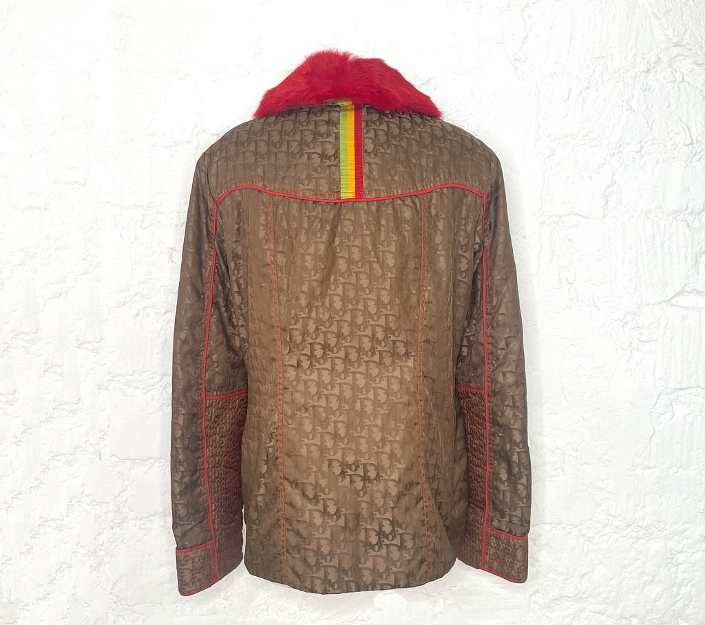 CHRISTIAN DIOR CHRISTIAN DIOR - Rasta Dior Monogram Ski Jacket - ALE PARIS Luxury Vintage
