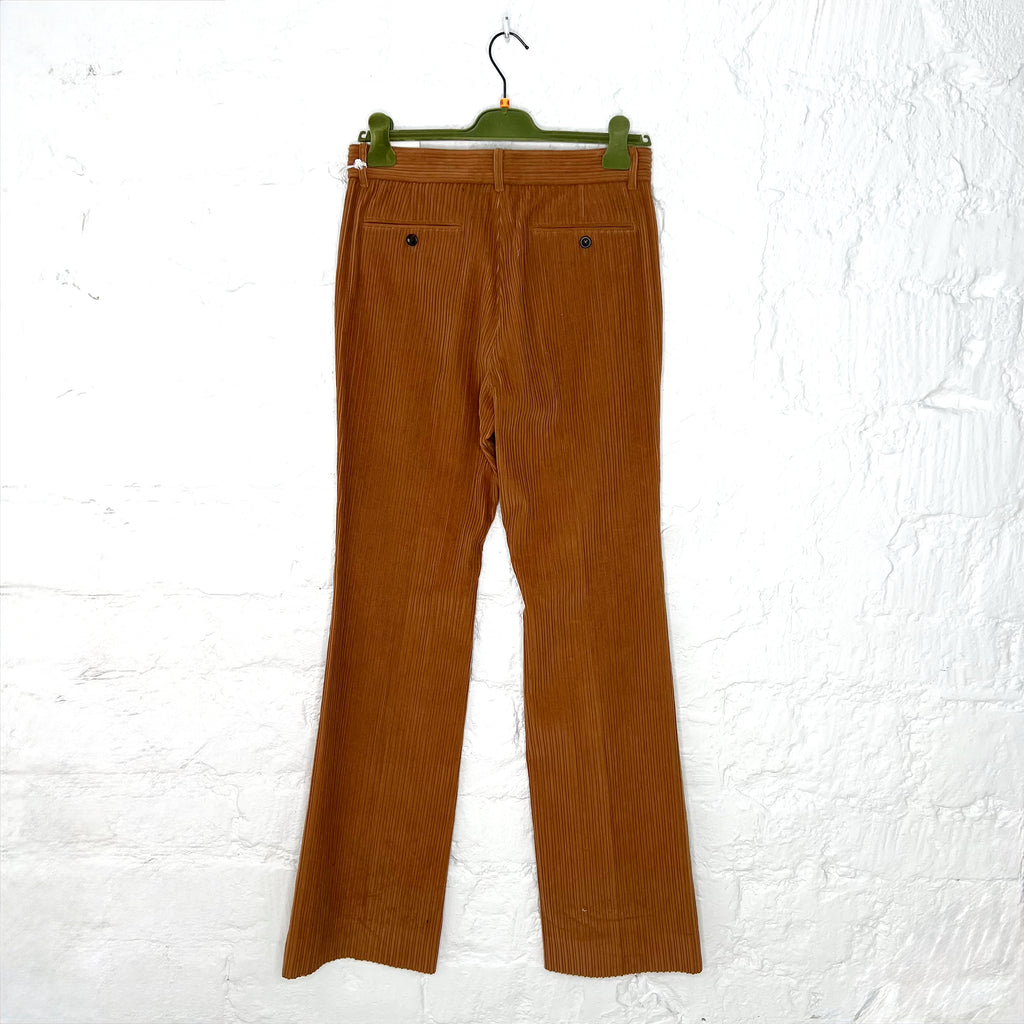 GUCCI GUCCI - Caramello Wide Leg Trousers - ALE PARIS Luxury Vintage