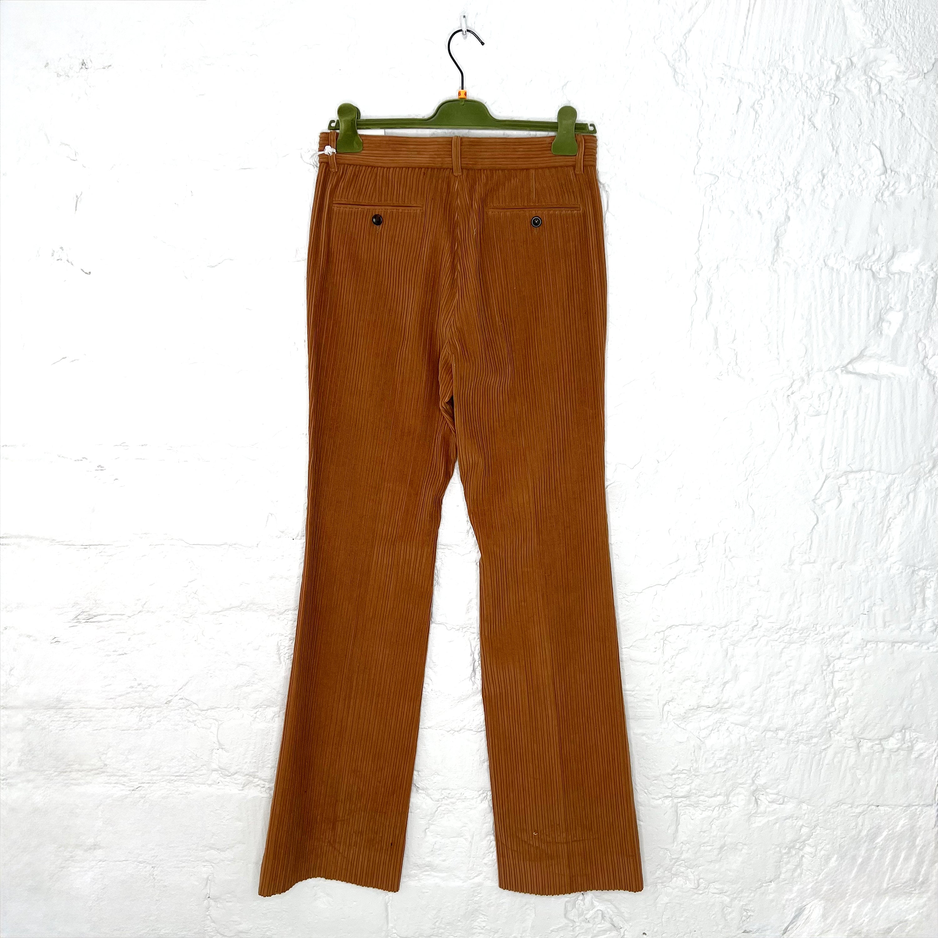 GUCCI GUCCI - Caramello Wide Leg Trousers - ALE PARIS Luxury Vintage