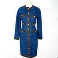 MOSCHINO MOSCHINO - Blue Denim Dress - ALE PARIS Luxury Vintage
