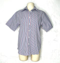 CÉLINE CELINE - Blue Shirt With Colorful Stripes - ALE PARIS Luxury Vintage