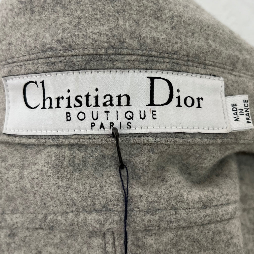 CHRISTIAN DIOR CHRISTIAN DIOR -  Light Grey Bar Jacket - ALE PARIS Luxury Vintage