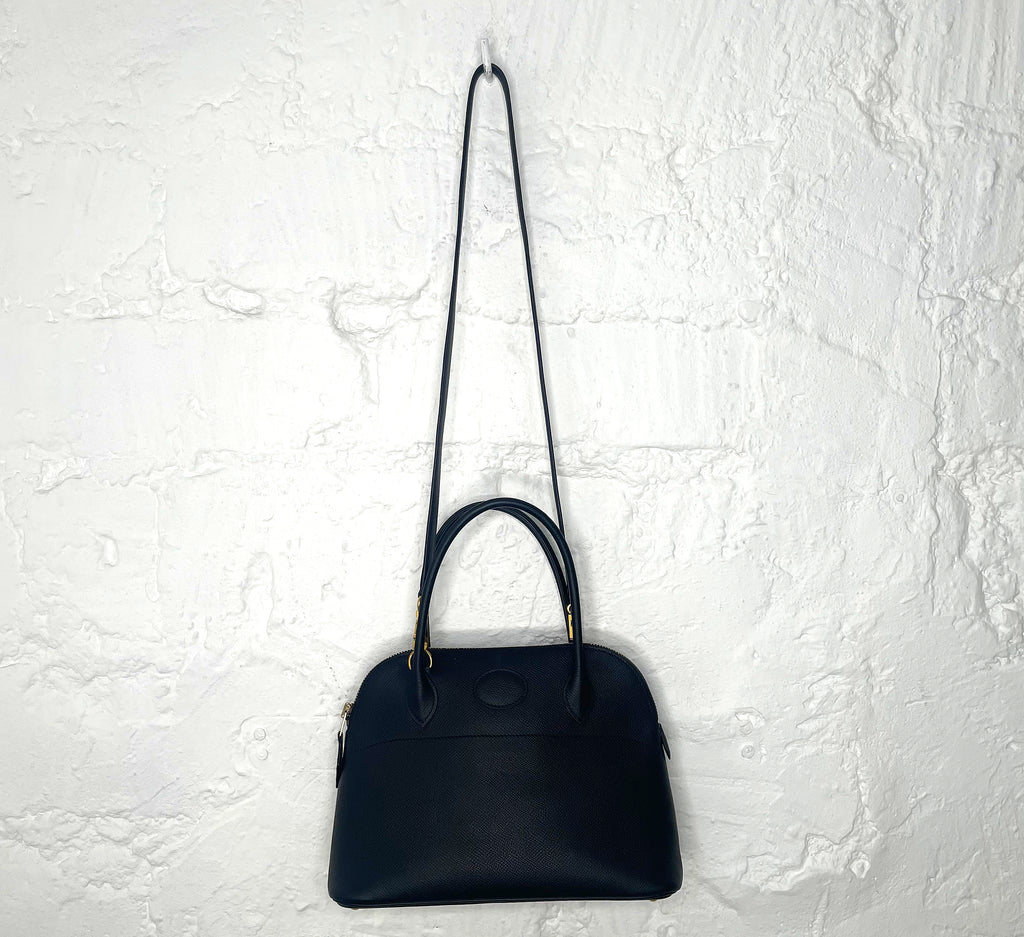 HERMÈS HERMES - Black Mini Bolide Bag - ALE PARIS Luxury Vintage