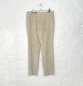 GUCCI GUCCI - Beige Striped Velvet Pants - ALE PARIS Luxury Vintage
