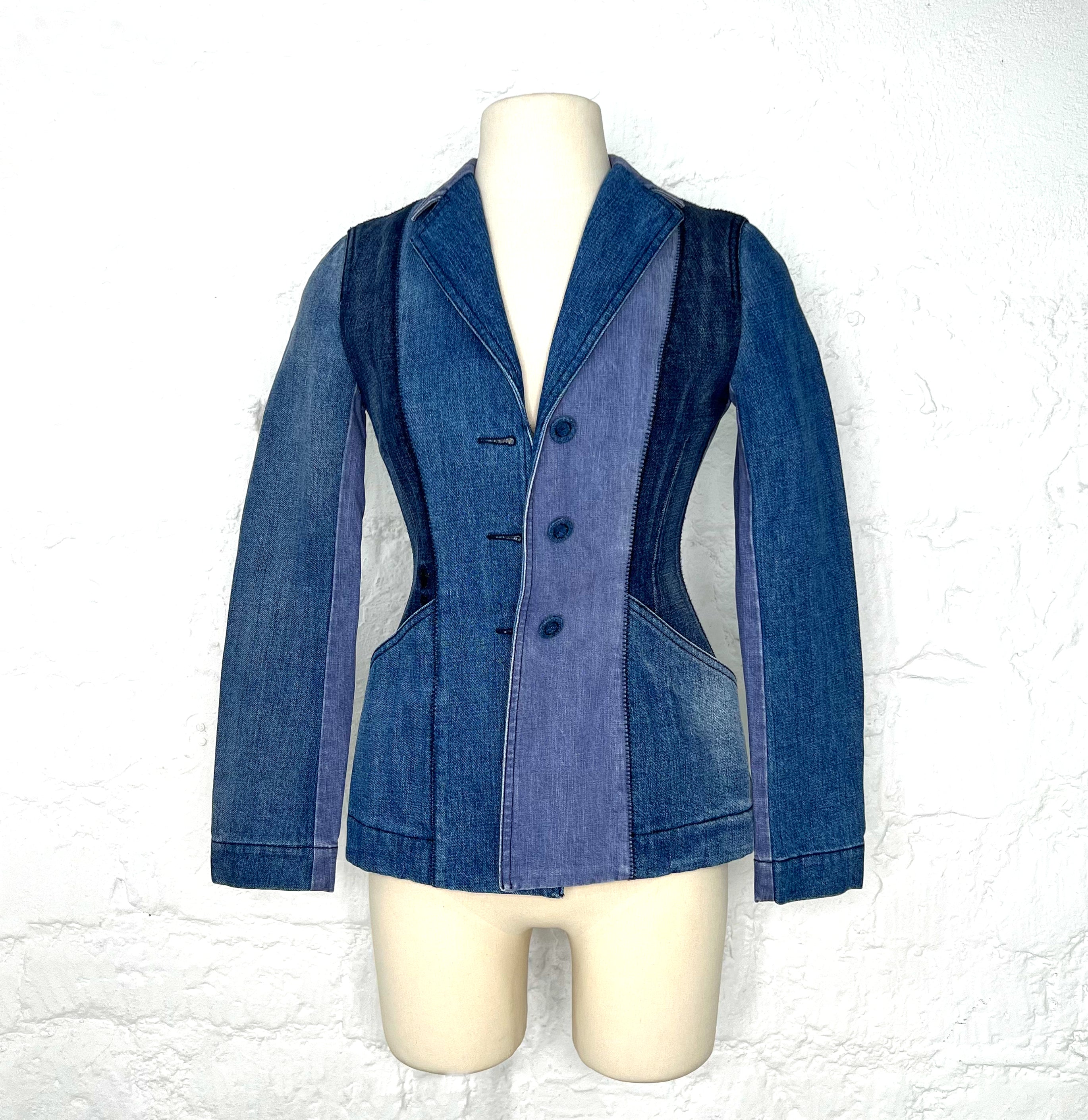 CHRISTIAN DIOR CHRISTIAN DIOR -  Denim Patchwork Jacket - ALE PARIS Luxury Vintage