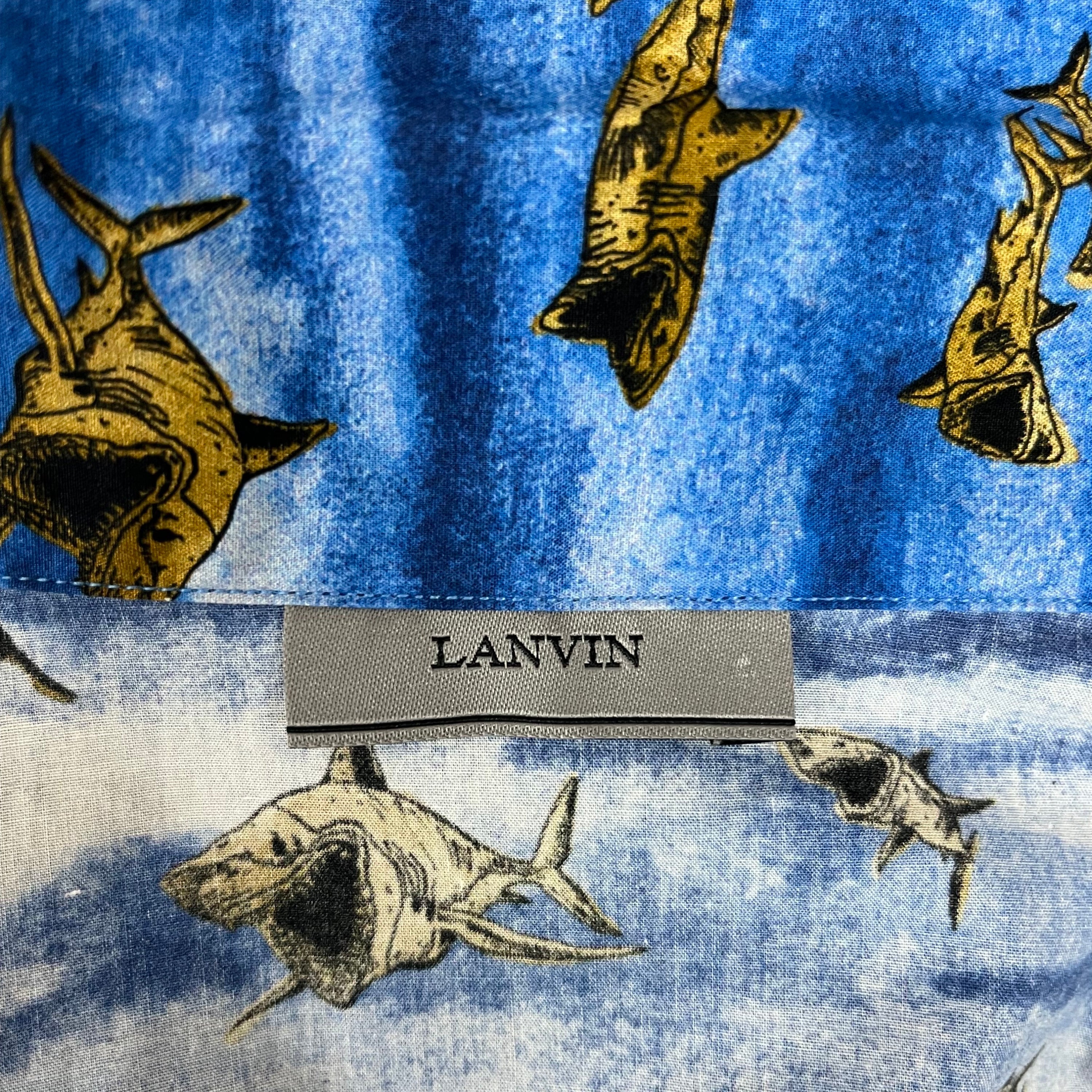 LANVIN LANVIN - Shark Printed Shirt - ALE PARIS Luxury Vintage