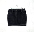 CHRISTIAN DIOR CHRISTIAN DIOR -  Low Waisted Denim Black Skirt - ALE PARIS Luxury Vintage