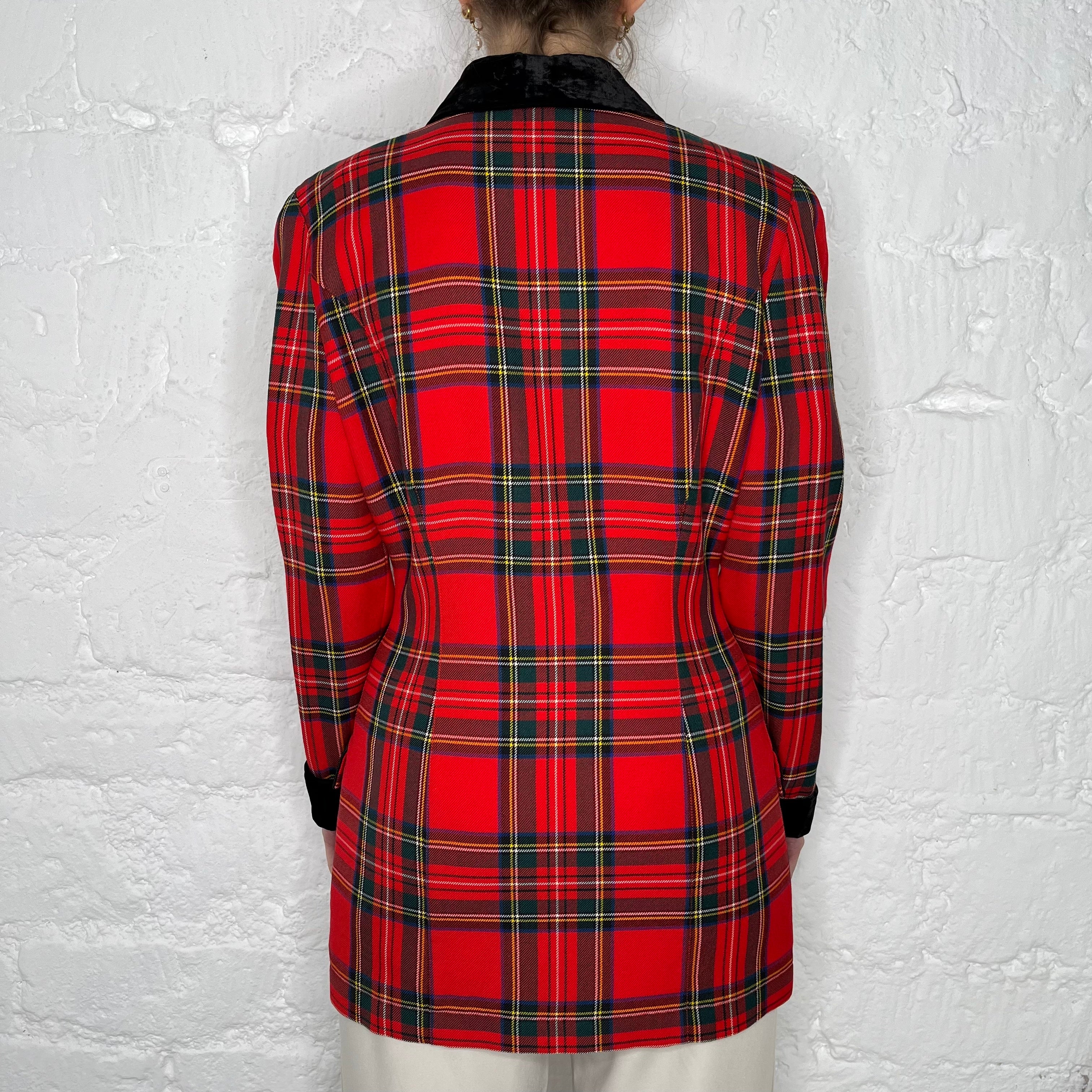 MUGLER MUGLER - Tartan Jacket - ALE PARIS Luxury Vintage