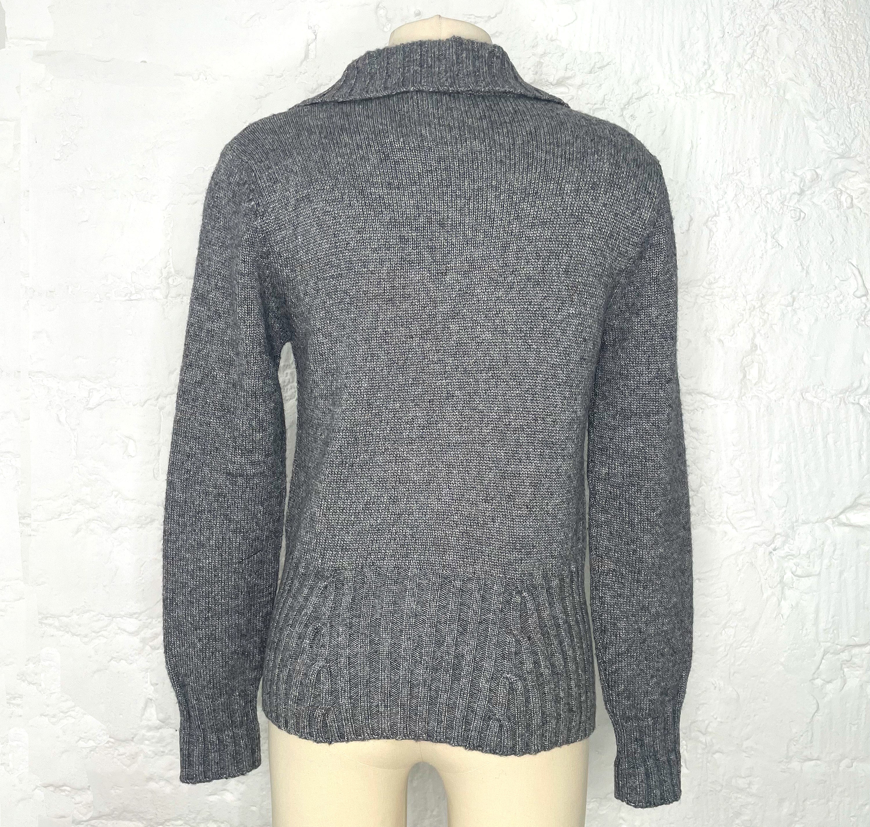 CERRUTI 1881 CERRUTI - 1881 Grey Wool Cardigan - ALE PARIS Luxury Vintage