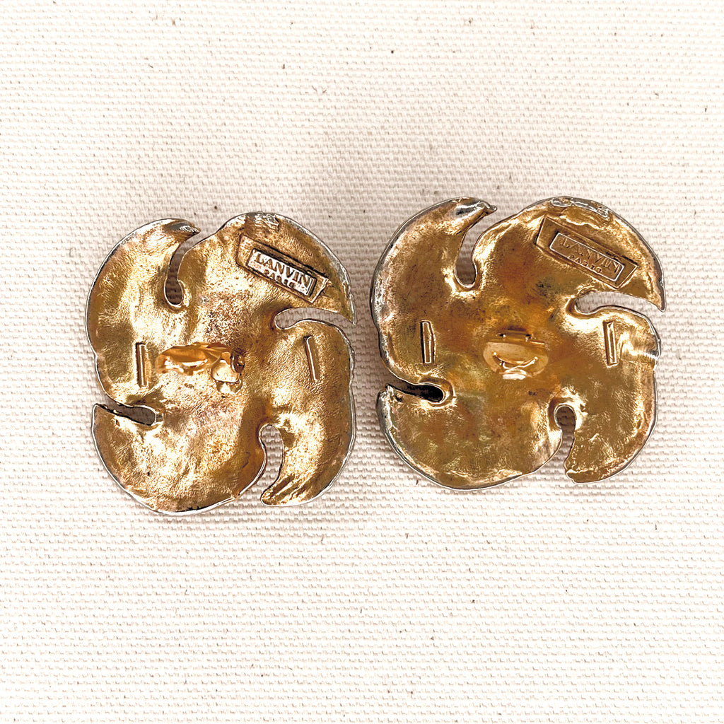 LANVIN LANVIN - Clip Earrings - ALE PARIS Luxury Vintage