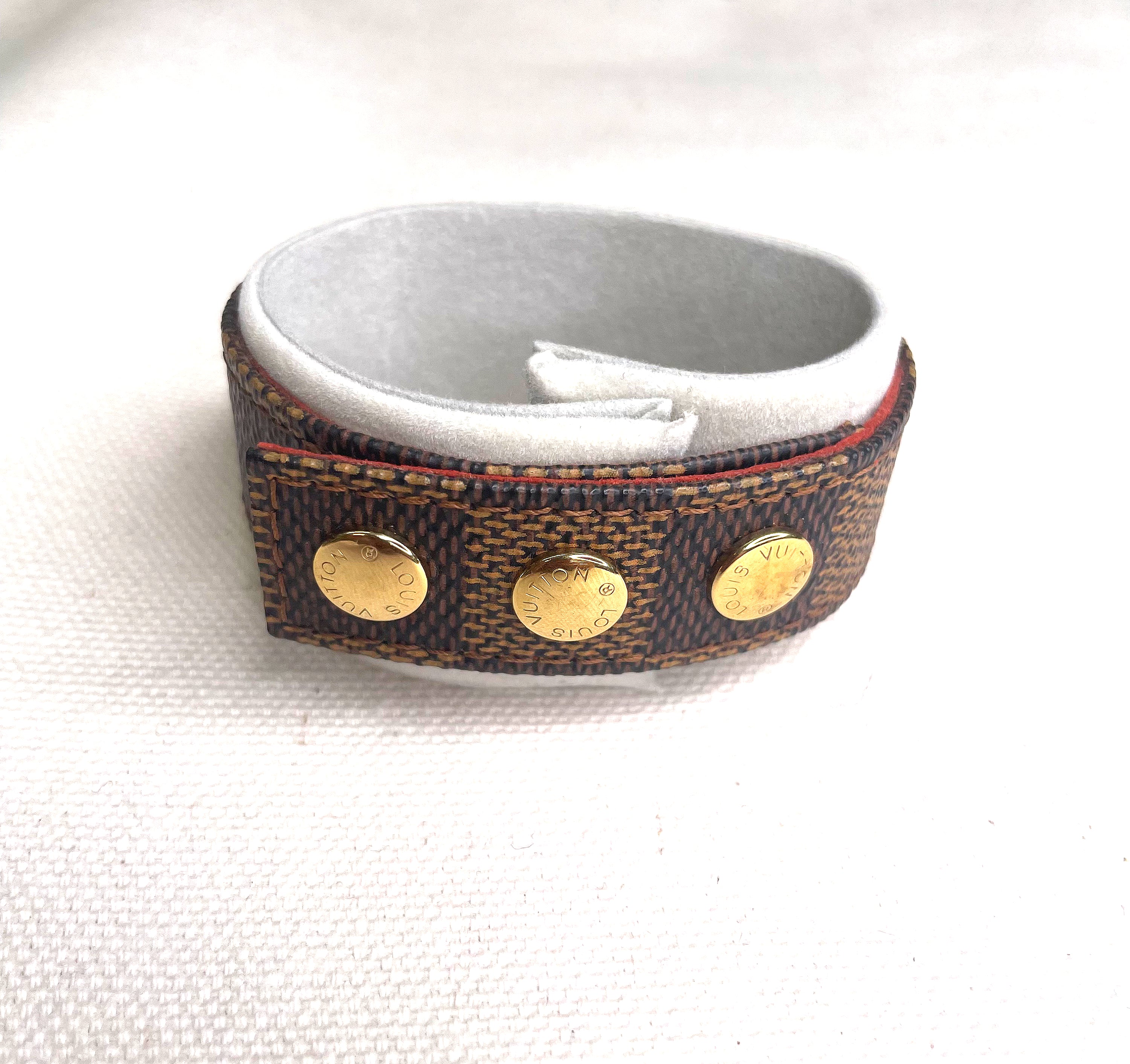 LOUIS VUITTON LOUIS VUITTON - Damier Ebene Soho Bracelet - ALE PARIS Luxury Vintage