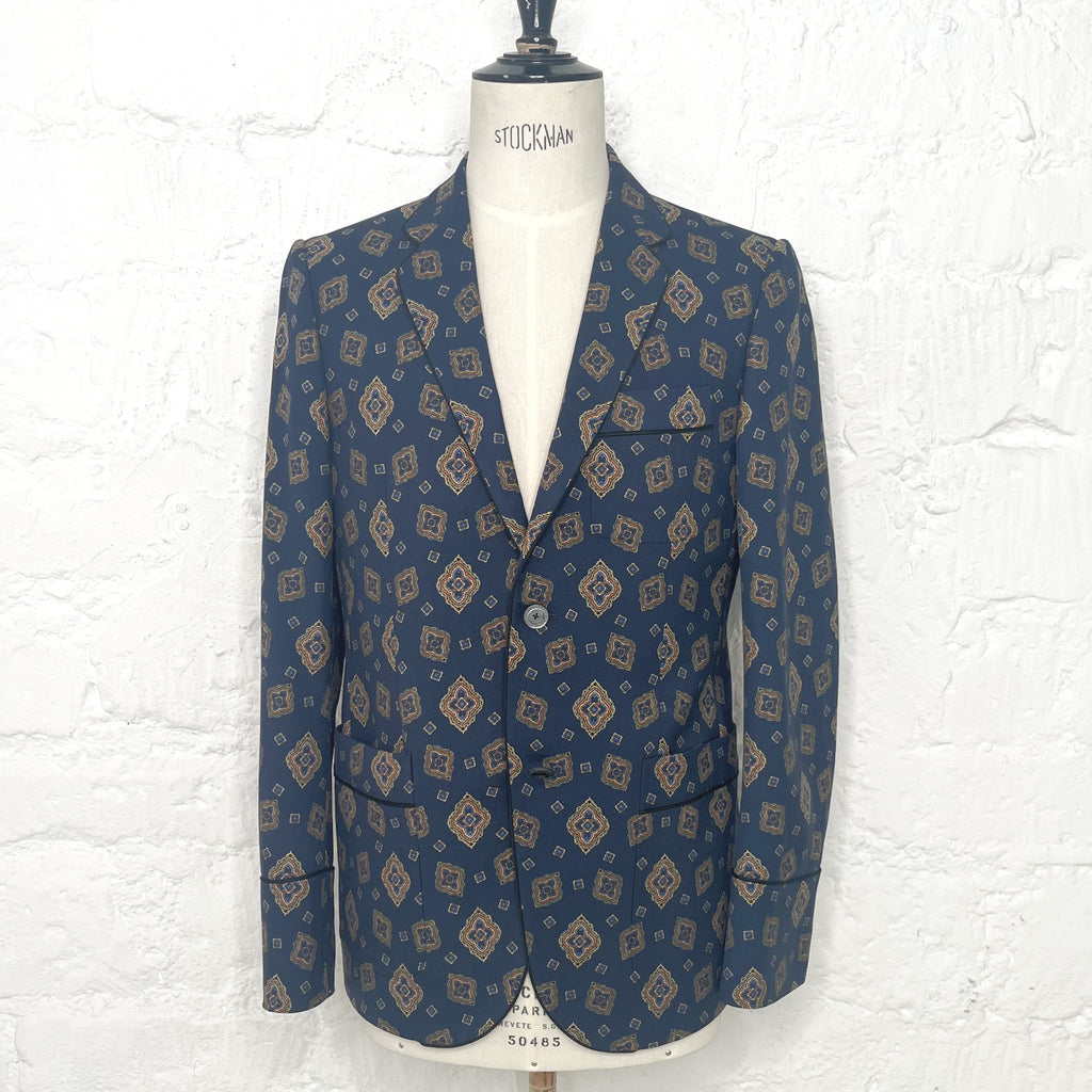 GUCCI GUCCI - Peacock Blue Jacket - ALE PARIS Luxury Vintage