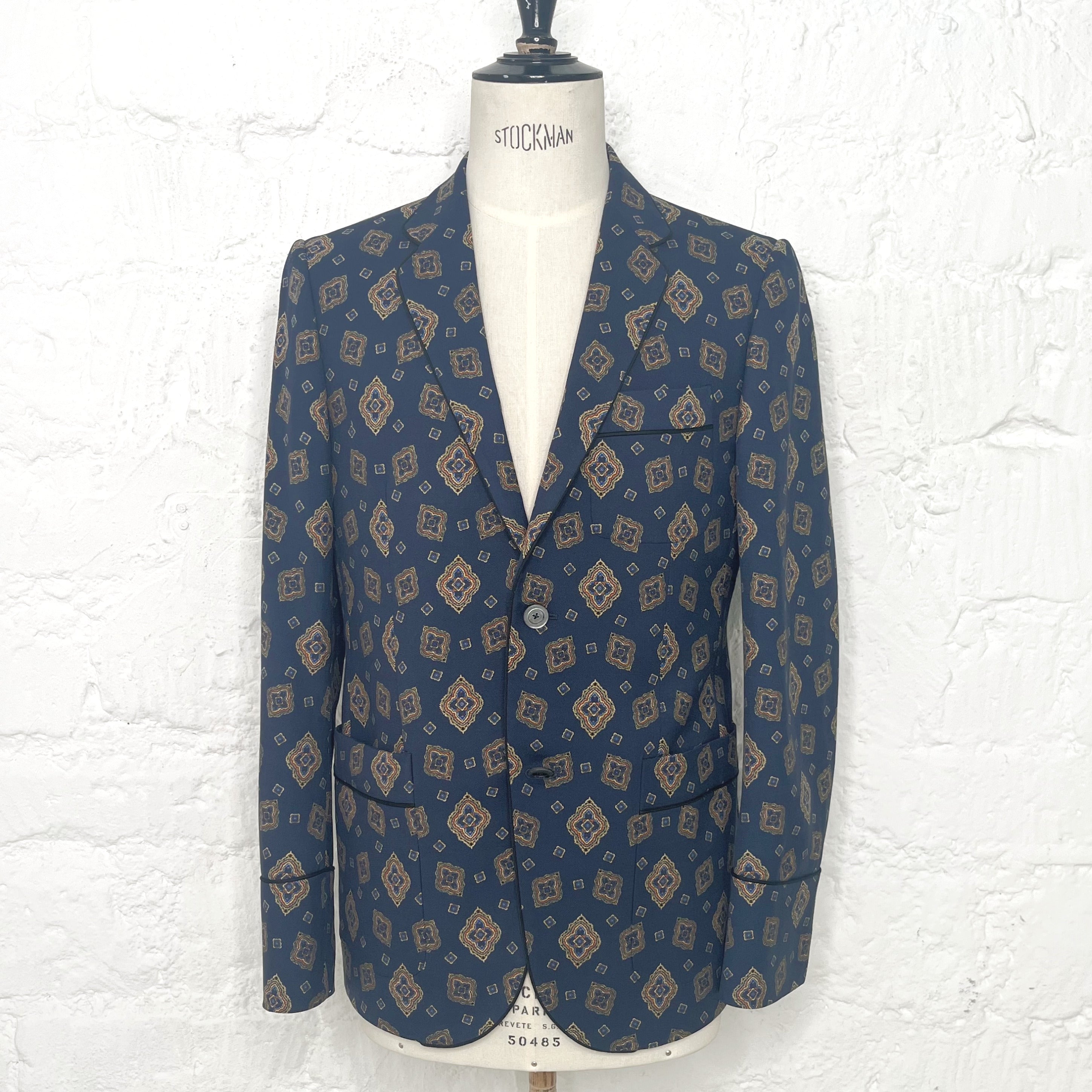 GUCCI GUCCI - Peacock Blue Jacket - ALE PARIS Luxury Vintage
