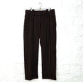 CHRISTIAN DIOR CHRISTIAN DIOR - Brown Striped Pants - ALE PARIS Luxury Vintage