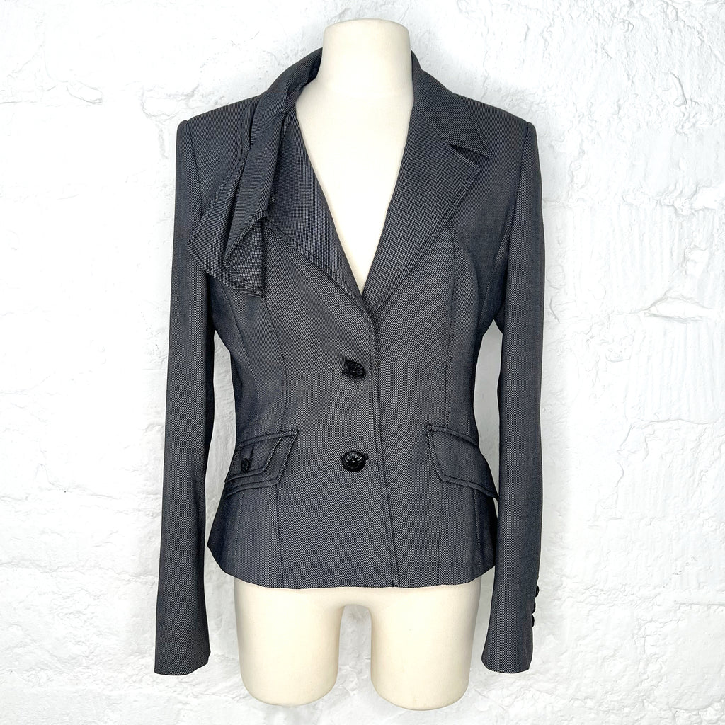 GALLIANO GALLIANO - Dark Grey Blazer - ALE PARIS Luxury Vintage