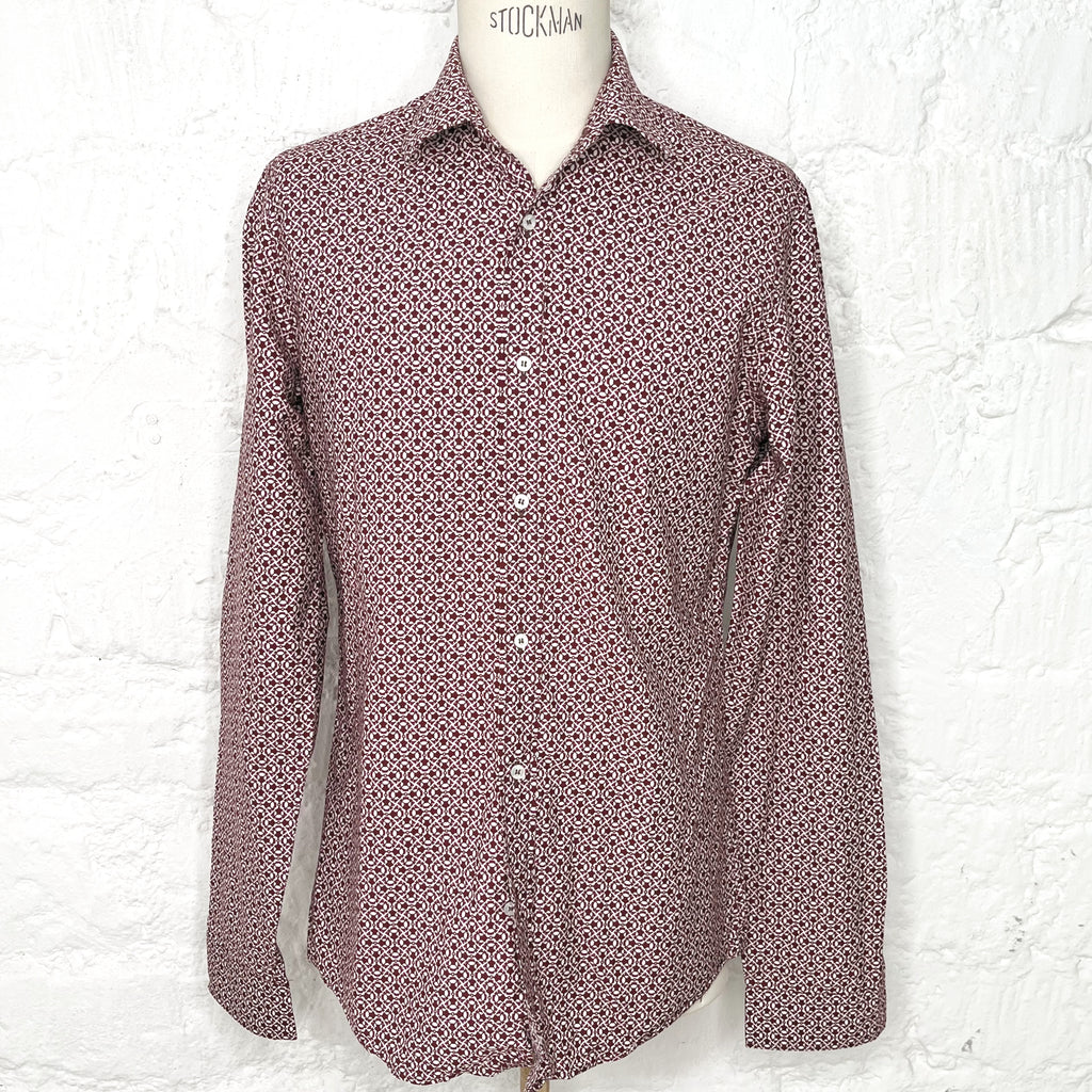 GUCCI GUCCI - Red Printed Shirt - ALE PARIS Luxury Vintage