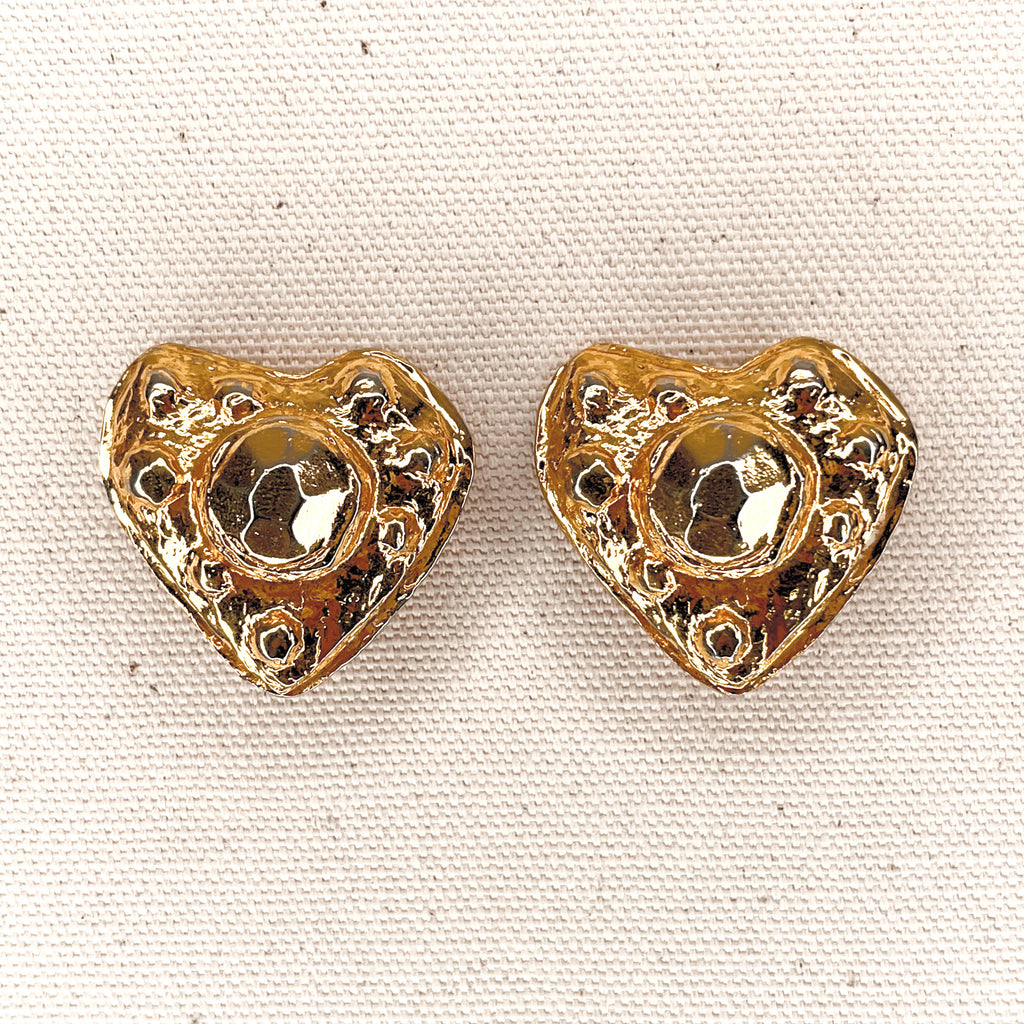 CHRISTIAN LACROIX CHRISTIAN LACROIX - Heartclip Earrings - ALE PARIS Luxury Vintage