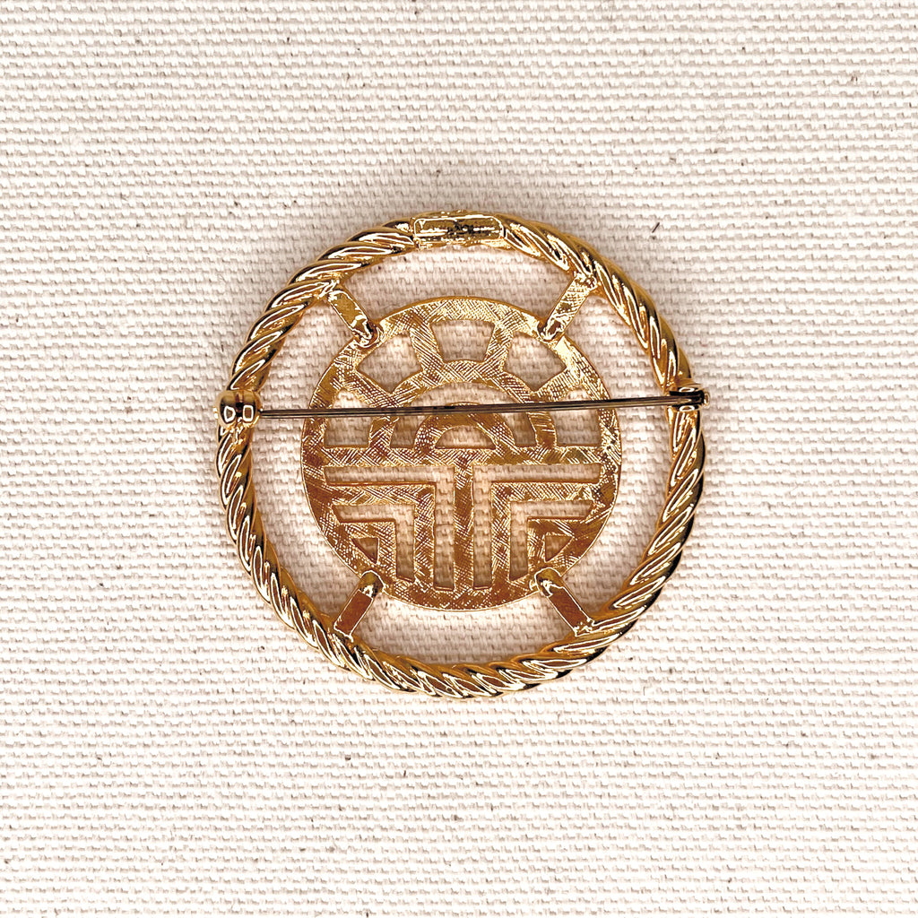 LOUIS FERAUD LOUIS FERAUD -  Round Brooch - ALE PARIS Luxury Vintage