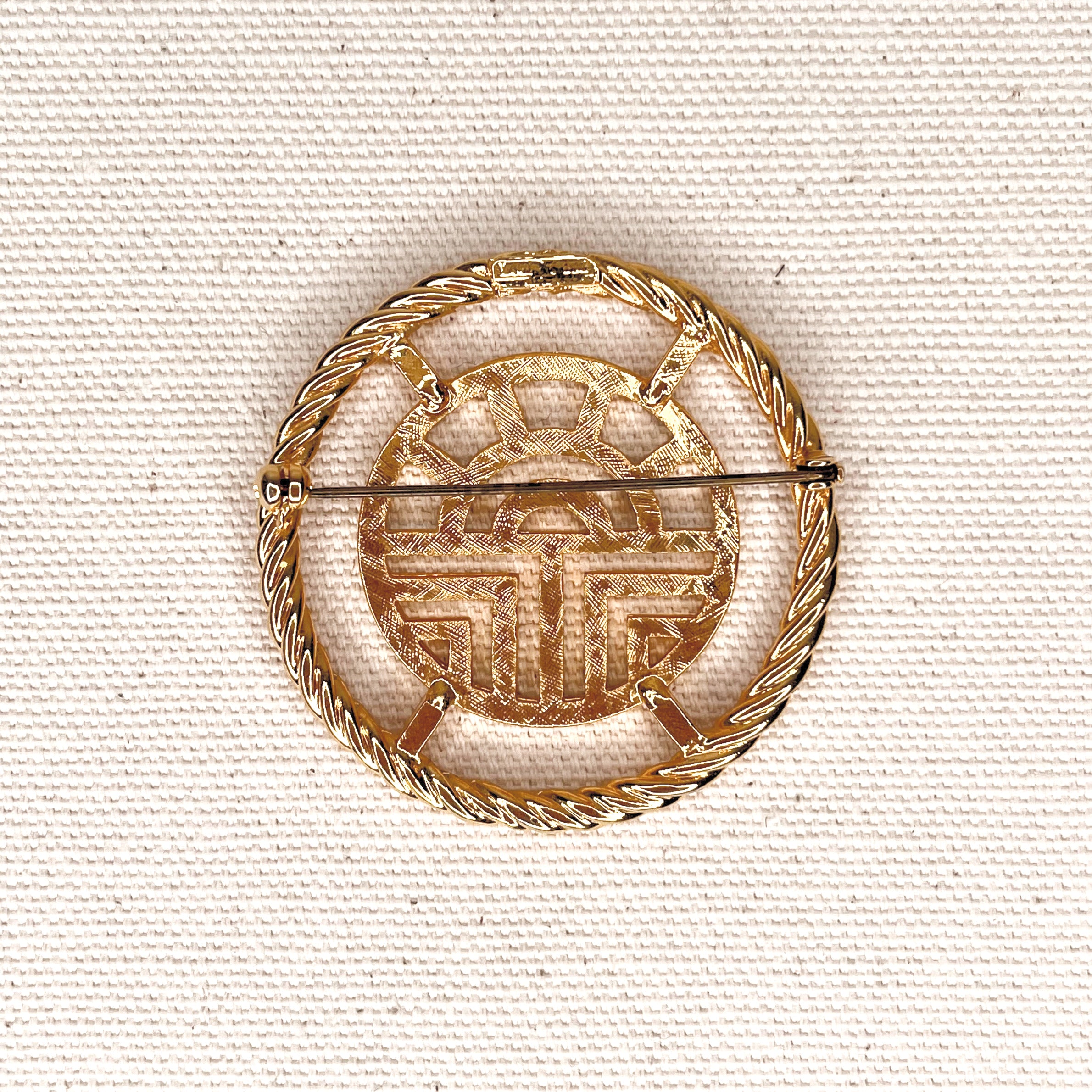 LOUIS FERAUD LOUIS FERAUD -  Round Brooch - ALE PARIS Luxury Vintage