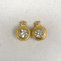 Karl LAGERFELD KARL LAGERFELD - Round Clip Earring - ALE PARIS Luxury Vintage
