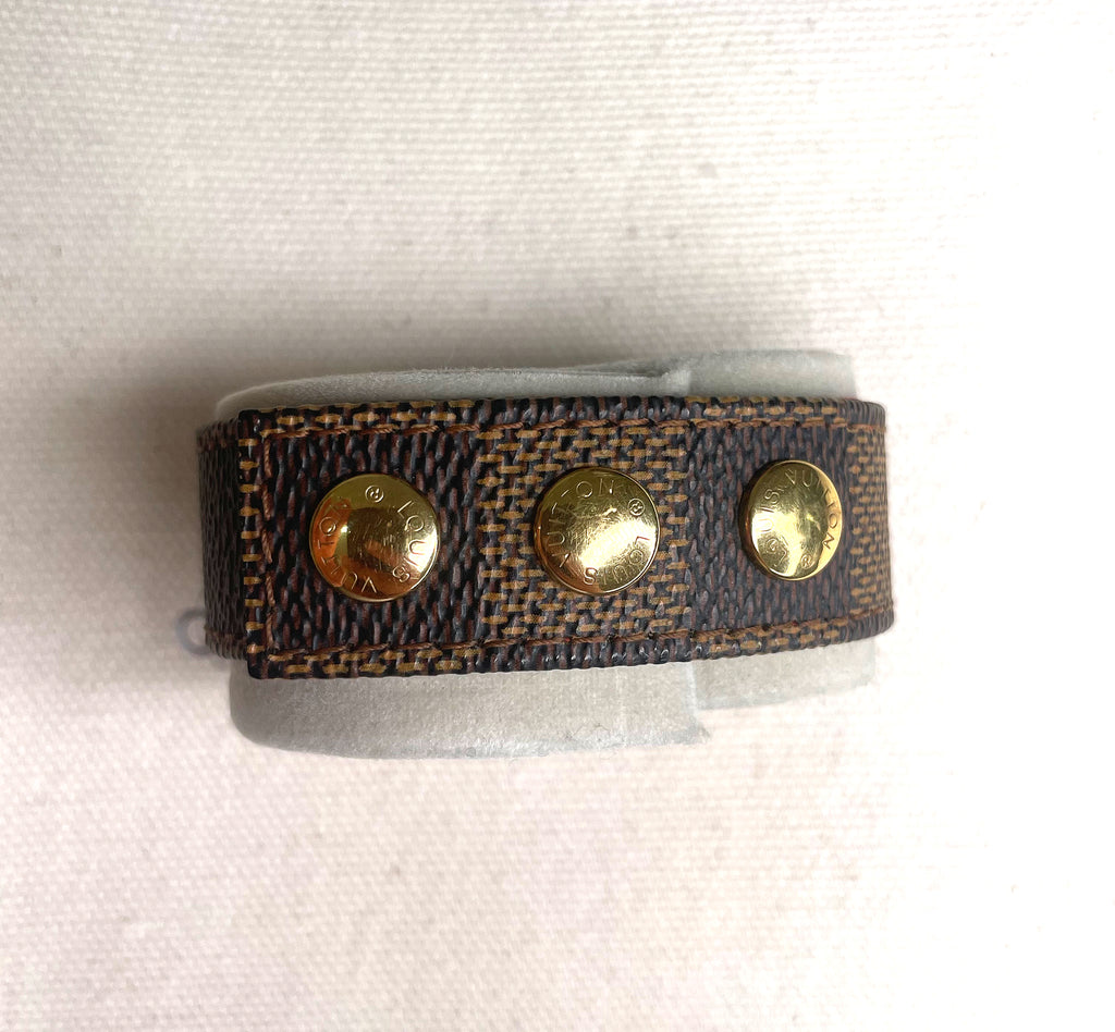 LOUIS VUITTON LOUIS VUITTON - Damier Ebene Soho Bracelet - ALE PARIS Luxury Vintage