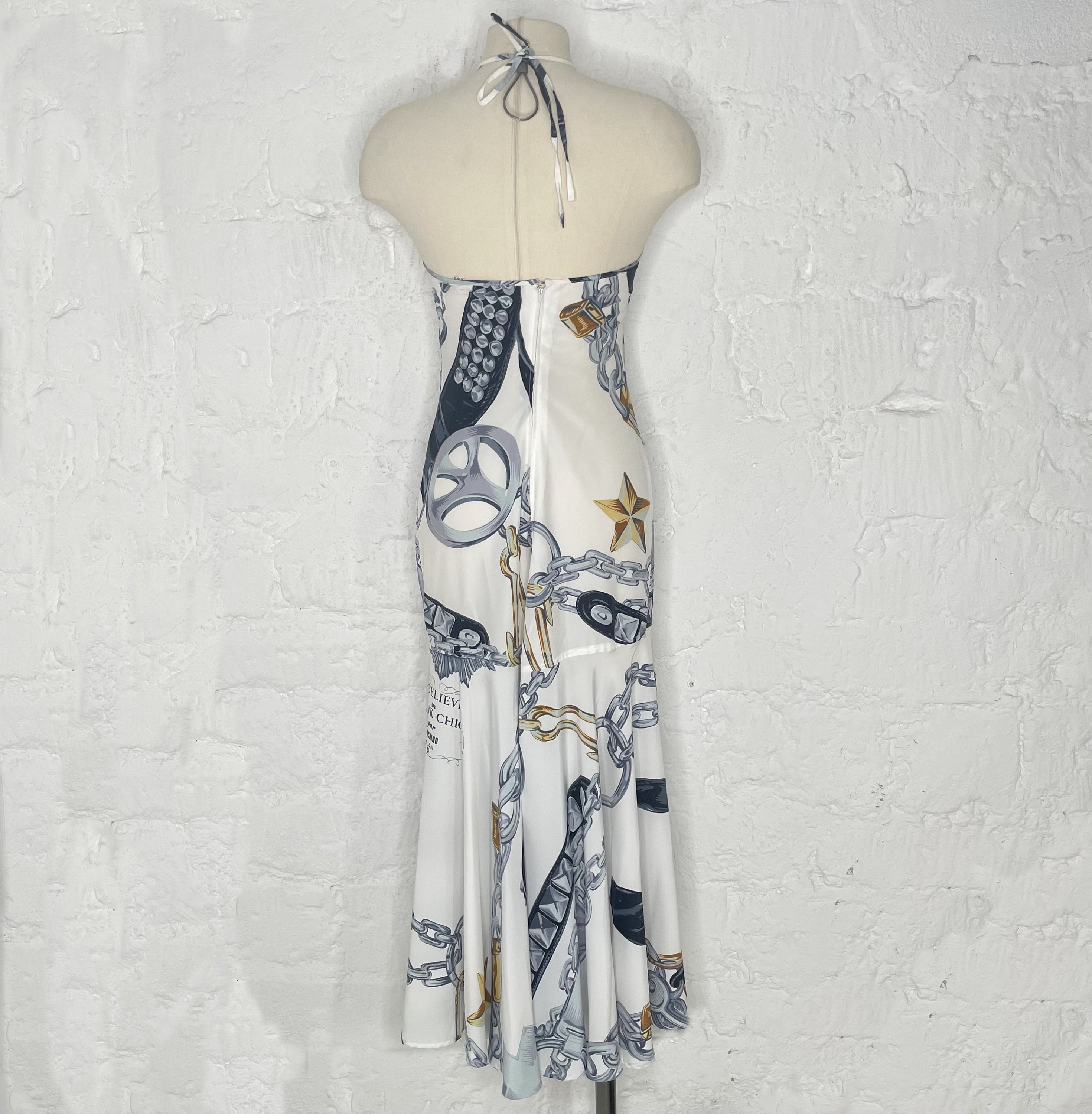 MOSCHINO MOSCHINO - Long White Dress - ALE PARIS Luxury Vintage