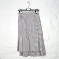 THOM BROWNE THOM BROWNE -  Seersucker Midi Pleated Skirt - ALE PARIS Luxury Vintage