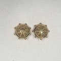 NINA RICCI NINA - Ricci Boat Rods Clip Earrings - ALE PARIS Luxury Vintage
