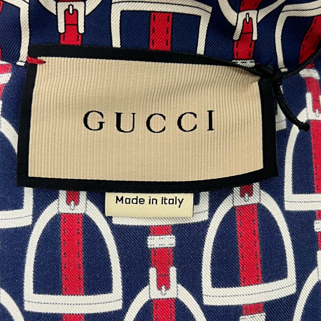 GUCCI GUCCI - Silk Belt Motif Shirt - ALE PARIS Luxury Vintage