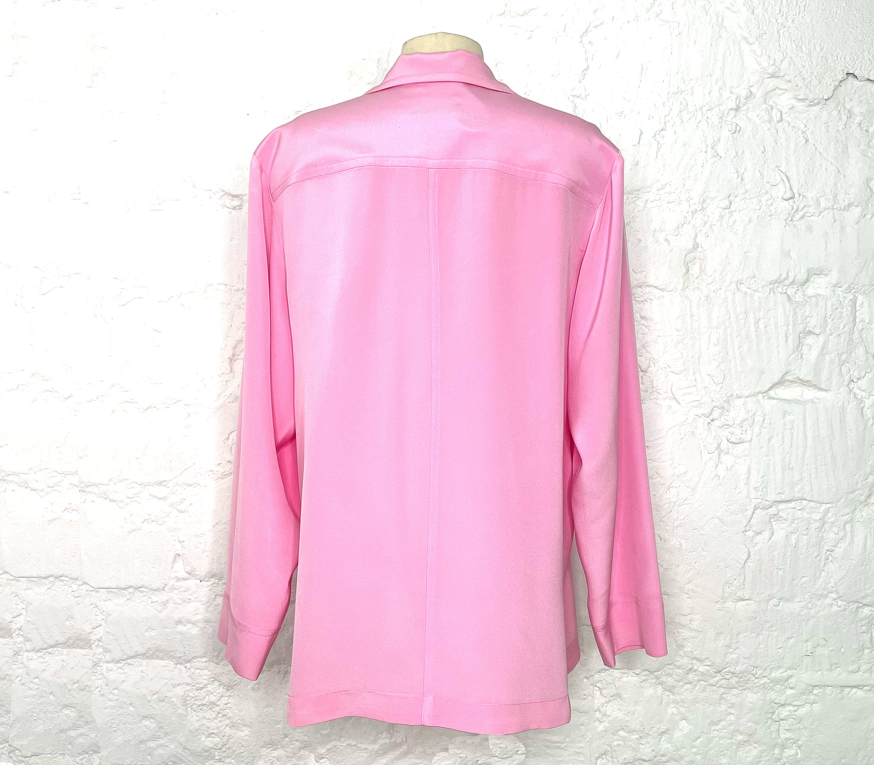 YVES SAINT LAURENT YVES SAINT LAURENT - Pink Saharienne Shirt - ALE PARIS Luxury Vintage