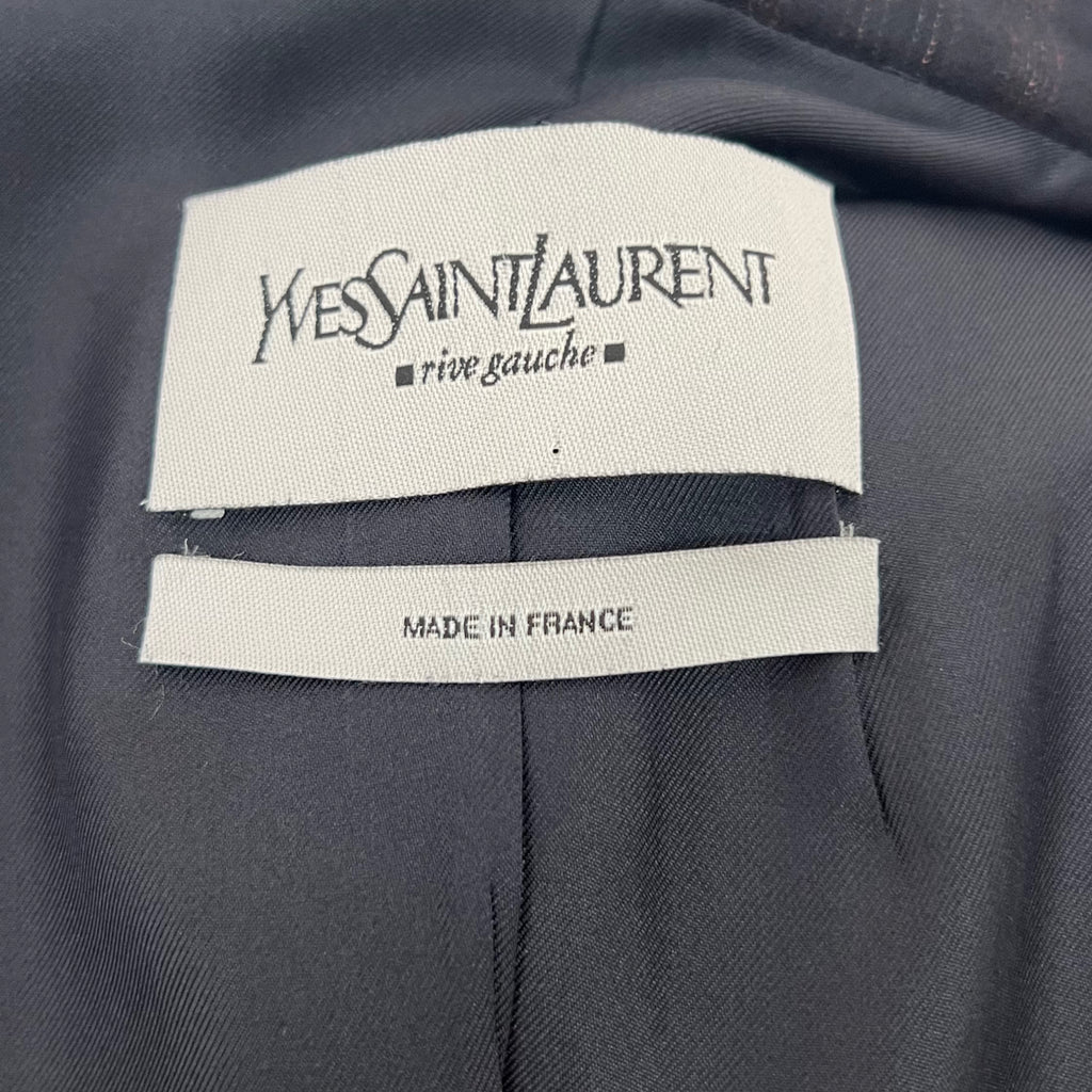 YVES SAINT LAURENT YVES SAINT LAURENT - Blue Navy Striped Blazer - ALE PARIS Luxury Vintage