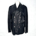 VERSUS VERSUS - Black Leather Jacket - ALE PARIS Luxury Vintage