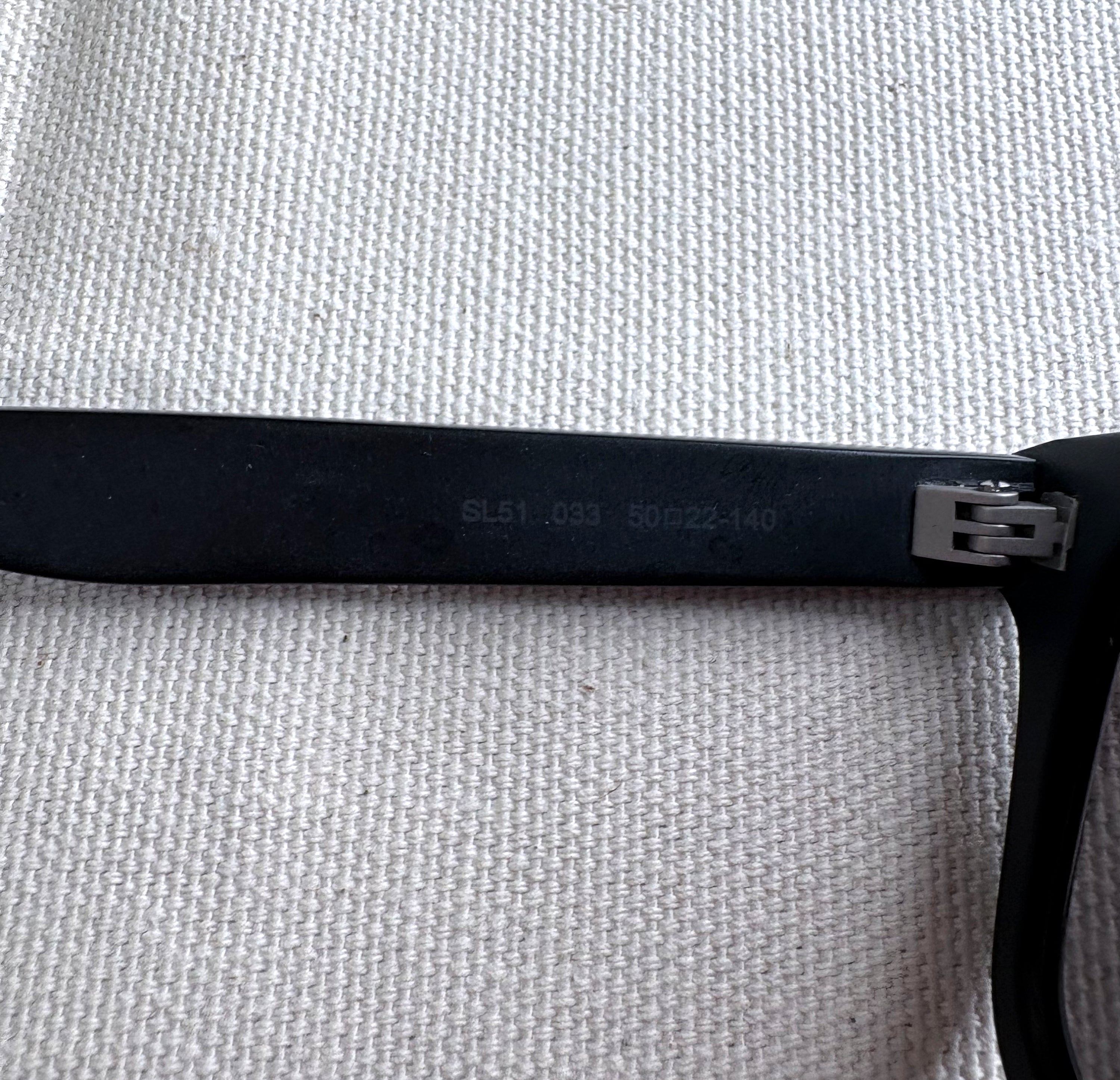 YVES SAINT LAURENT YVES SAINT LAURENT - Dark Grey Wood Sunglasses - ALE PARIS Luxury Vintage
