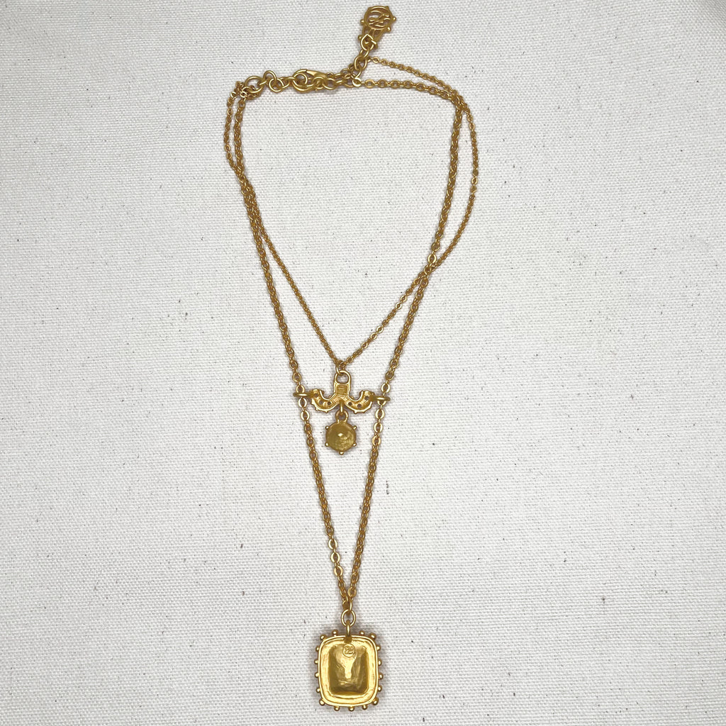KARL LAGERFELD KARL LAGERFELD - Gold Necklace - ALE PARIS Luxury Vintage