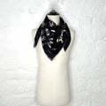 CHANEL CHANEL - Monogram Logo Square Scarf - ALE PARIS Luxury Vintage